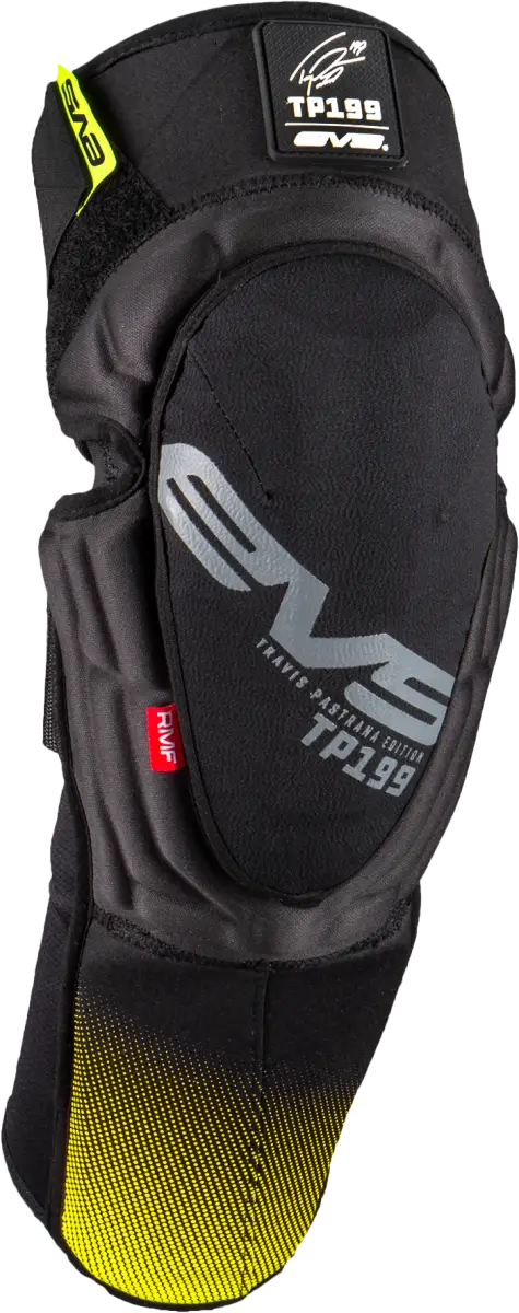 EVS TP199 Knee/Shin Guard Black/Hi Vis 2x - Advanced Protection for Riders - EVS