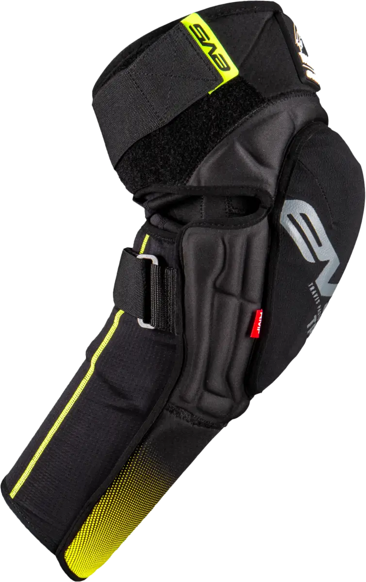EVS TP199 Knee/Shin Guard Black/Hi Vis 2x - Advanced Protection for Riders - EVS