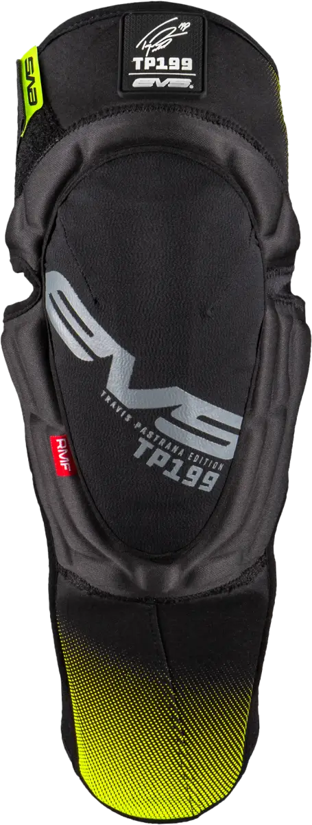 EVS TP199 Knee/Shin Guard in Black/Hi Vis - Large/X-Large - EVS