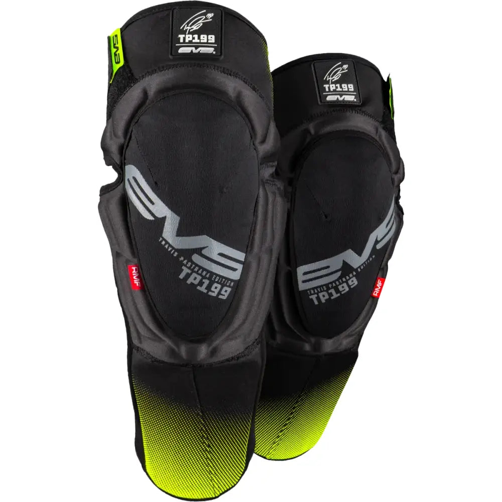 EVS TP199 Knee/Shin Guard in Black/Hi Vis - Large/X-Large - EVS