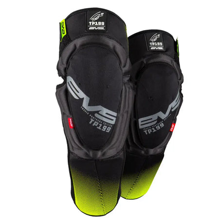 EVS TP199 Knee/Shin Guard Pair Black/Hi Viz - Small/Medium - EVS