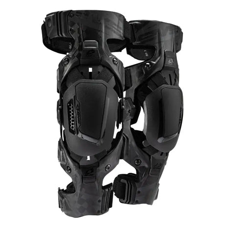 EVS Web Eclipse Knee Brace Black Pair -Large - Apparel