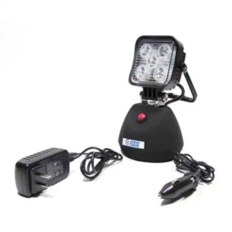 EW2461 Ecco Elect Rechargeable Worklamp with Magnetic Base, providing bright illumination, portable and convenient for various worksites, by EVL Emergency Vehicle Lighting.