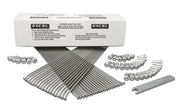 Excel Front Spoke/Nipple Set (w/ Wrench) - 9 Gauge / 36 Qty - Silver - Wheel and Tire Accessories