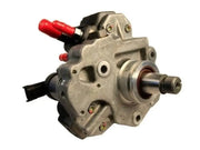 Diesel fuel injection pump with metallic finish and red caps for 12mm stroker CP3 pump