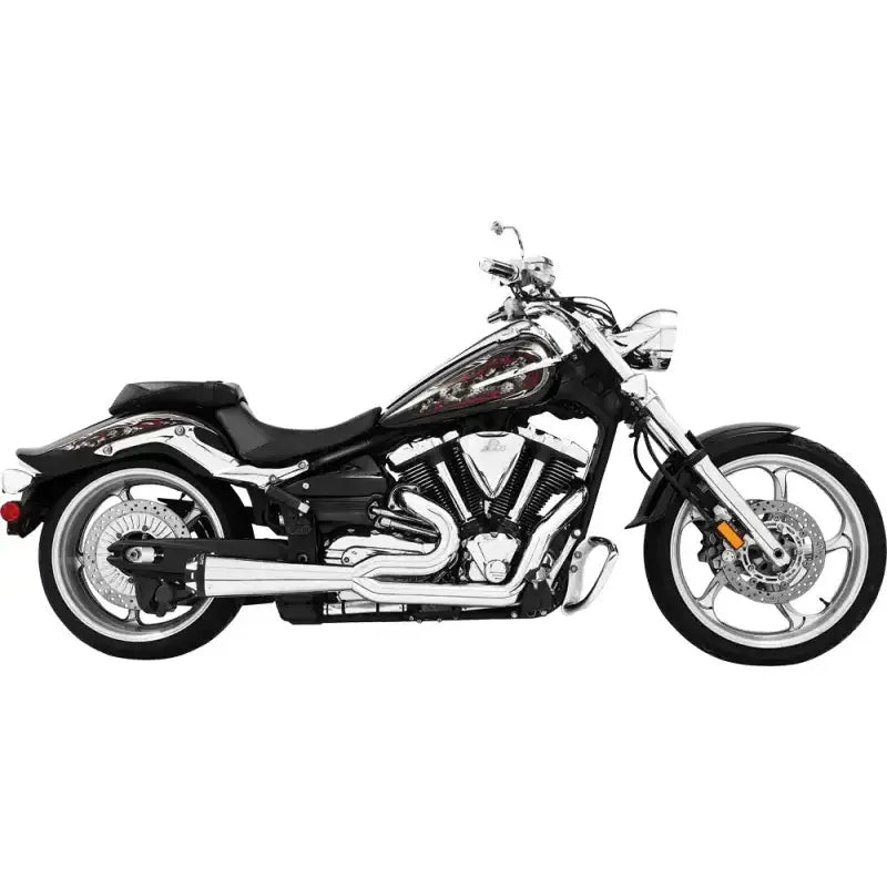 FREEDOM Exhaust 2 Into 1 Black 1700 Vaquero for Powersports