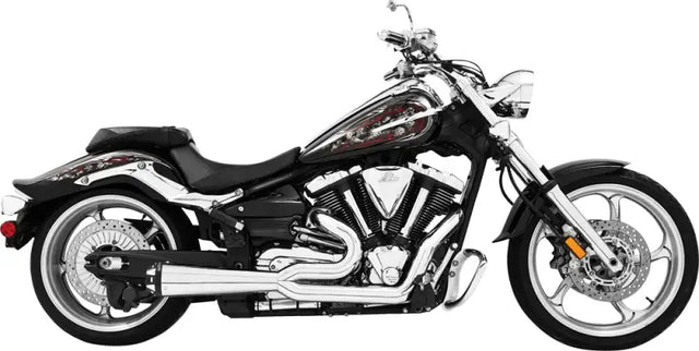FREEDOM Exhaust 2 Into 1 Black 1700 Vaquero for Powersports
