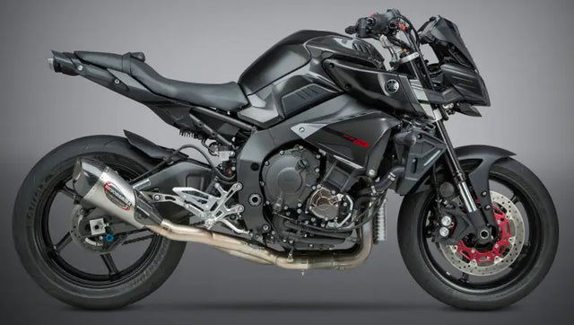 YOSHIMURA Exhaust Race Alpha T 3qtr Slip On Ss Ss Cf Works for Powersports
