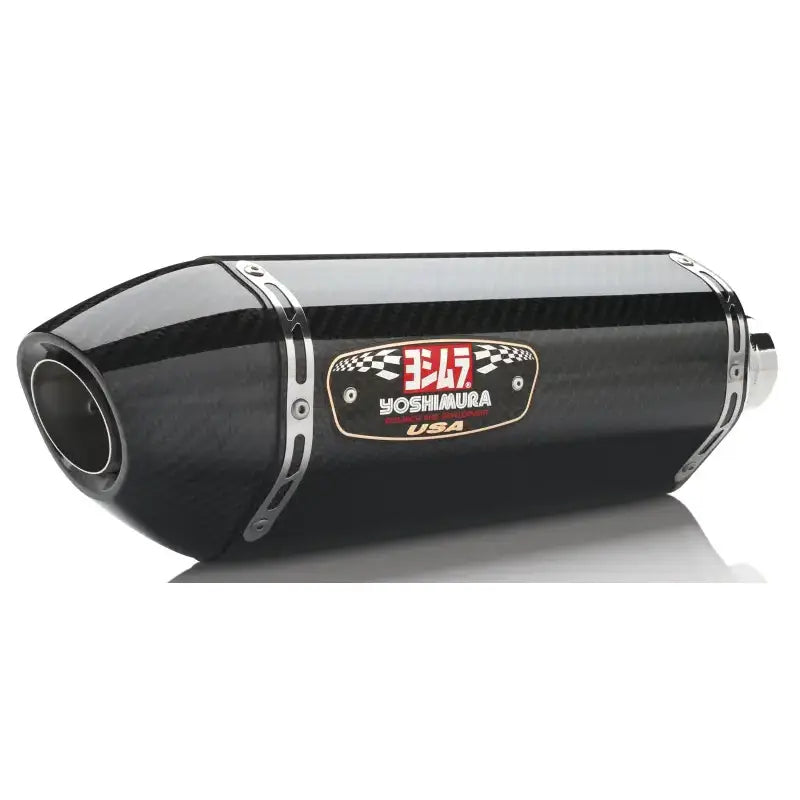 YOSHIMURA Exhaust Race R 77 Slip On Ss Cf Cf Dual for Powersports