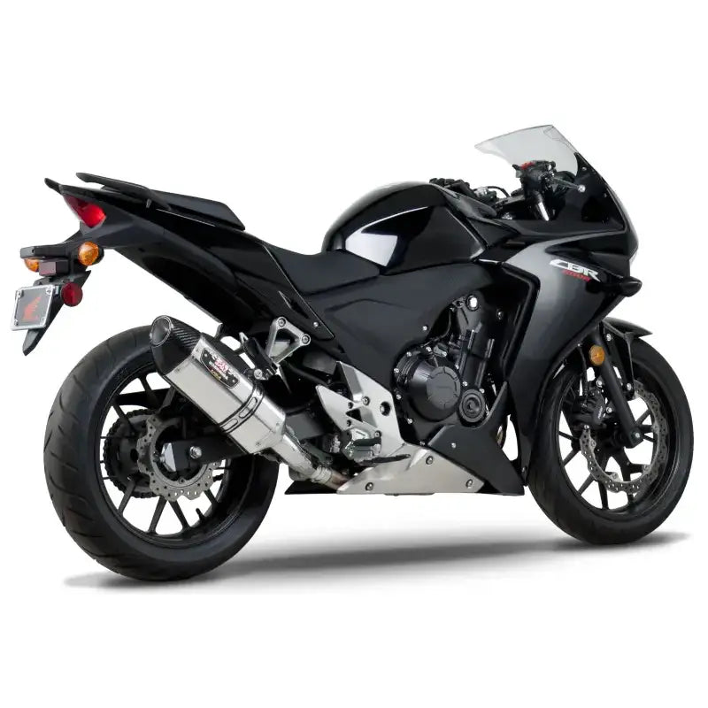 YOSHIMURA Exhaust Street R 77 Slip On Ss Ss Cf for Powersports