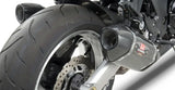 Motorcycle rear tire and Exhaust Street R 77 Slip On Ss Cf Cf dual for better riding experience