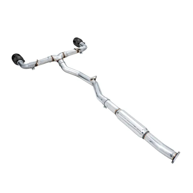 Keystone 3020-33279 Exhaust System Kit Stainless Steel; Without Muffler; Single Exhaust With Dual Outlet; Rear Exit; 5 Inch Diamond Black Tips