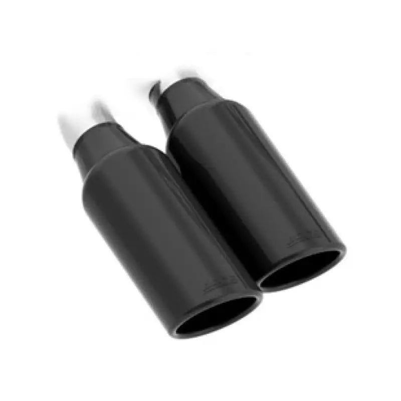 Keystone 140919BC Exhaust System Kit T-304 Stainless Steel; With Muffler; 2-1/2 To 2-1/4 Inch Pipe Diameter; Dual Exhaust With Dual Exit; Truck Side Exit; 4 Inch Black Chrome On T-304 Stainless Steel Tips