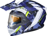95-1618-SE SCORPION EXO Exo At950 Cold Weather Helmet Outrigger Matte Blue 3x (Elec)