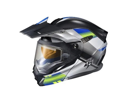 Exo At950 Cold Weather Helmet Zec Blue/Hi Viz Xl (Electric)