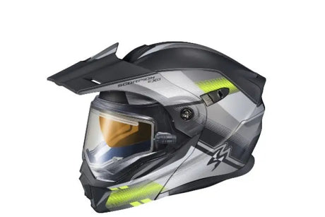 Exo At950 Cold Weather Helmet Zec Grey/Hi Viz Md (Electric)