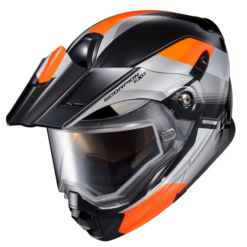 Exo At950 Cold Weather Helmet Zec Orange 2x (Dual Pane) - Powersports