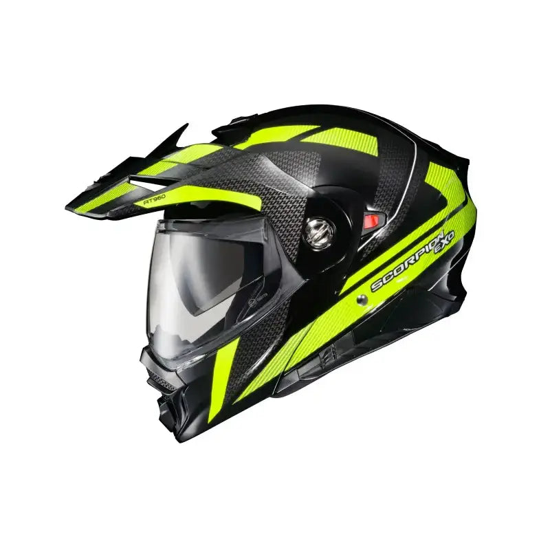 SCORPION EXO Exo At960 Modular Helmet Hicks Black/Hi Vis 3x