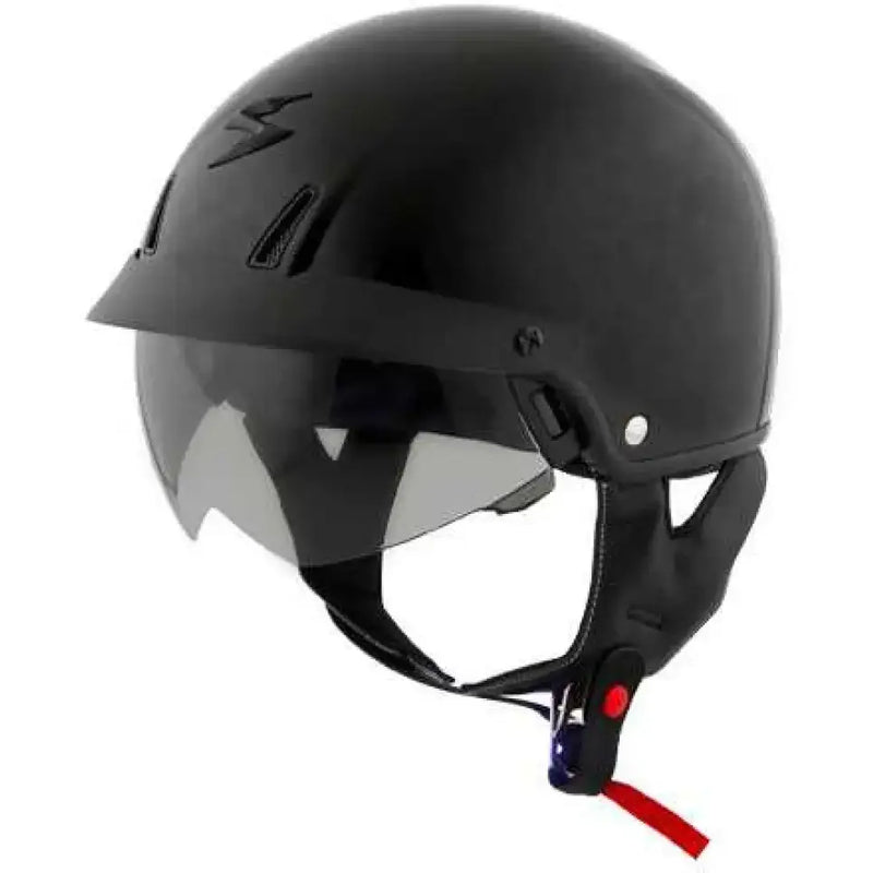 SCORPION EXO Exo C110 Open Face Helmet Gloss Black Md
