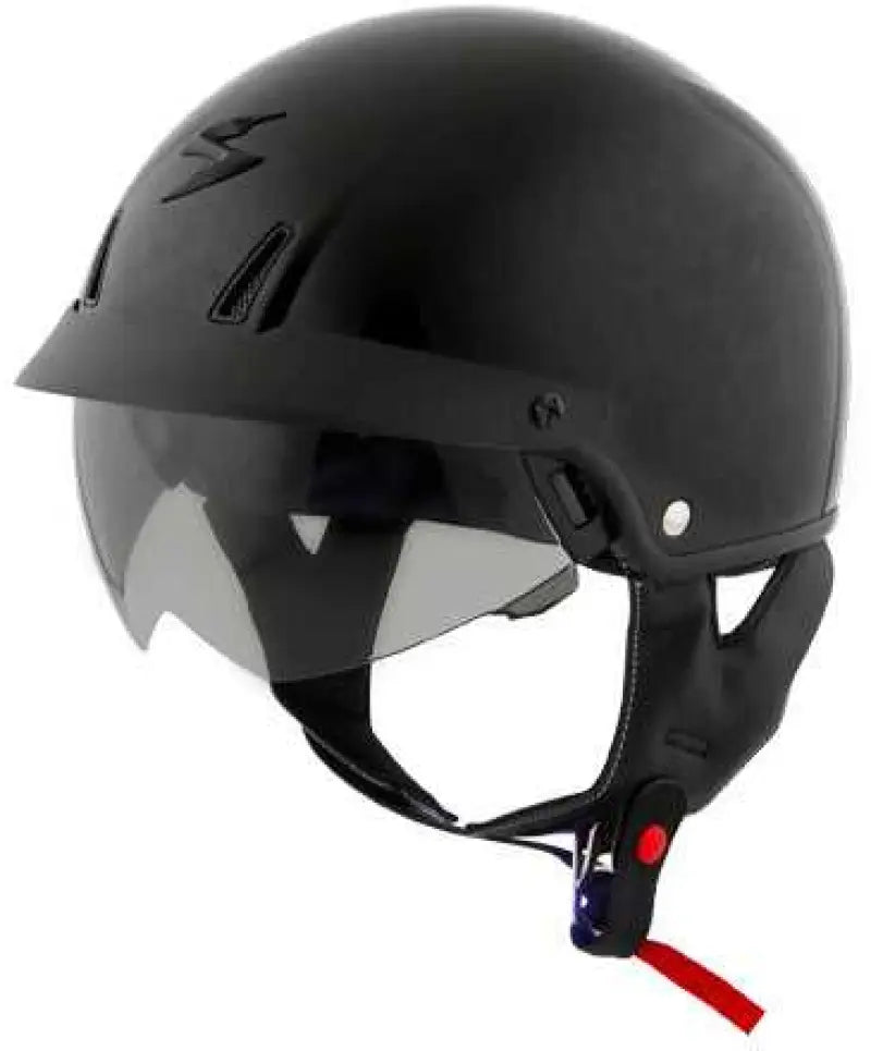 SCORPION EXO Exo C110 Open Face Helmet Gloss Black Md