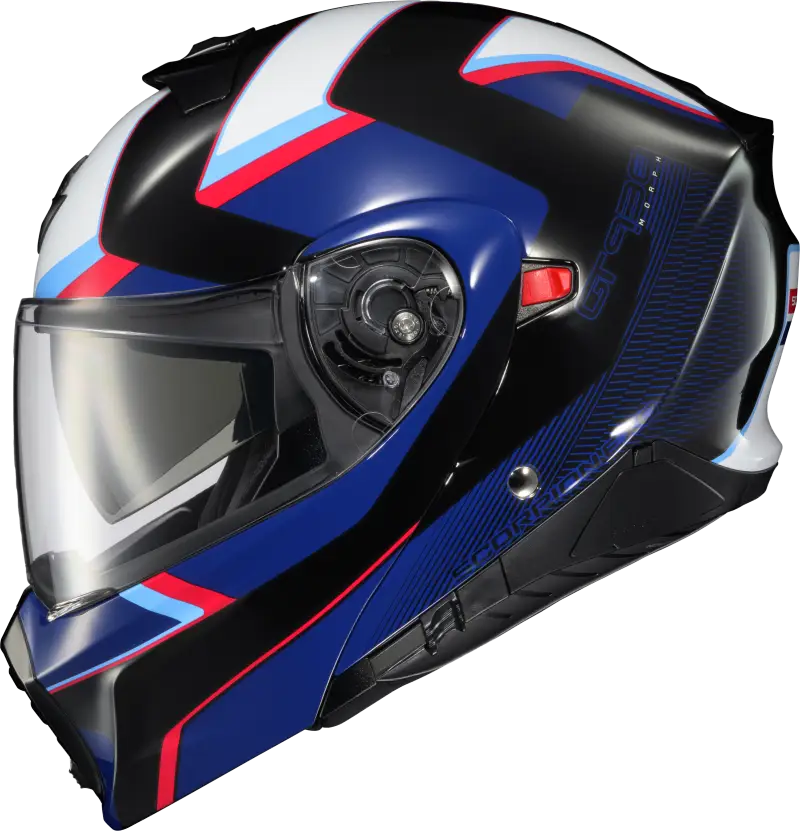 Exo Gt930 Transformer Helmet Morph Blue/Red Md