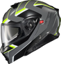 Exo Gt930 Transformer Helmet Morph Grey/Hi Viz Xl