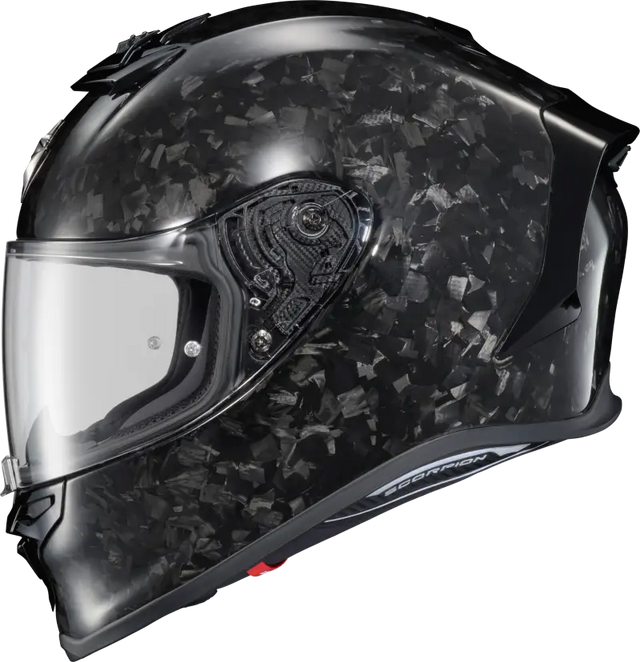 Exo R1 Air Full Face Helmet Carbon Onyx Gloss Black Lg - SCORPION EXO