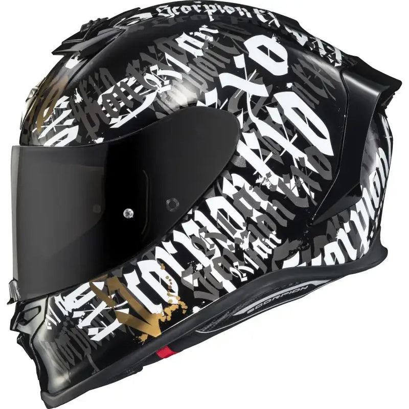 Exo R1 Air Full Face Helmet Blackletter Black 2x 