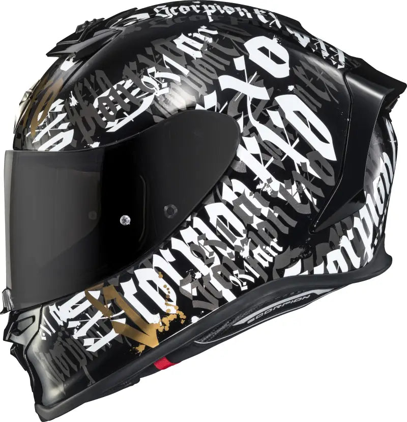 Exo R1 Air Full Face Helmet Blackletter Black 2x 