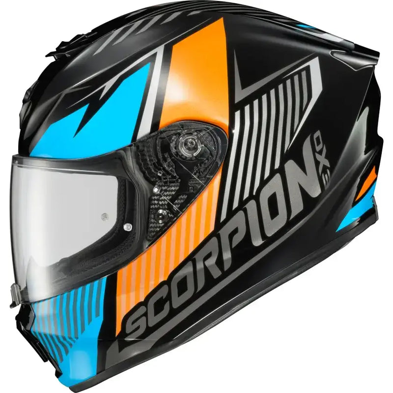 Exo R330 Full Face Helmet Hawker Light Blue 2x - SCORPION EXO
