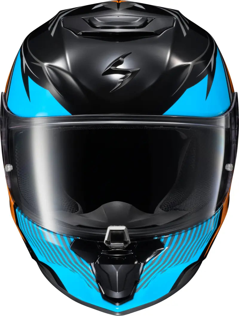 Exo R330 Full Face Helmet Hawker Light Blue Sm - SCORPION EXO