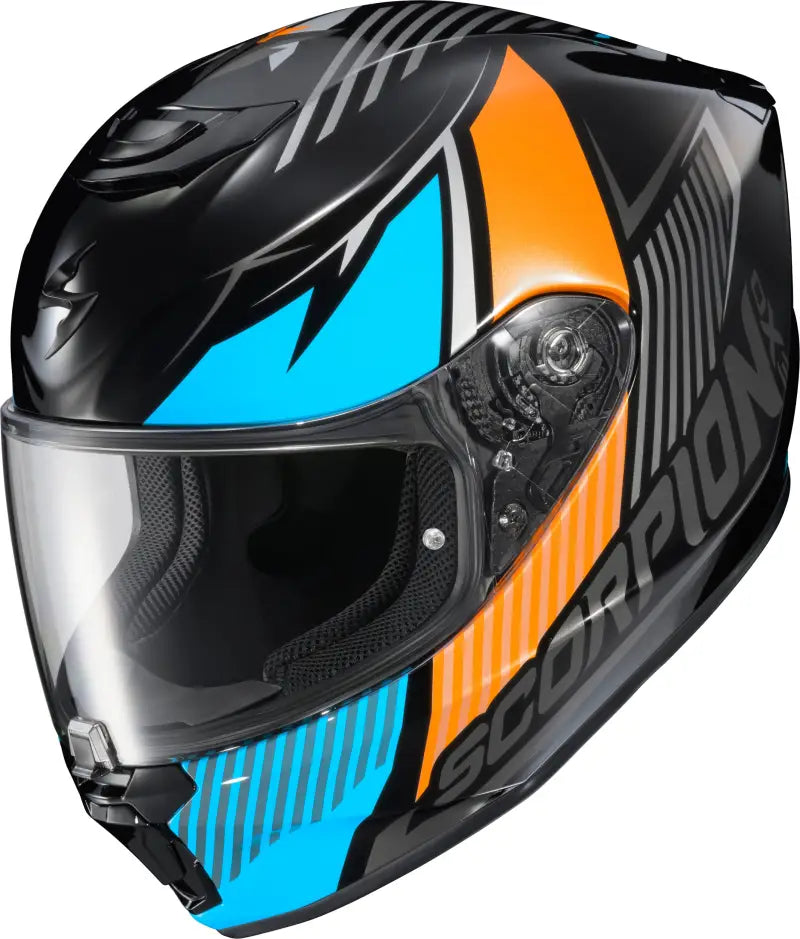 Exo R330 Full Face Helmet Hawker Light Blue Xl - SCORPION EXO