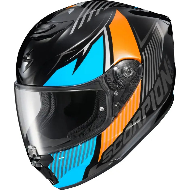 Exo R330 Full Face Helmet Hawker Light Blue Xl - SCORPION EXO