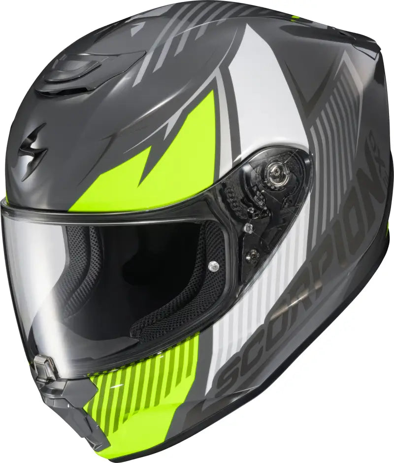 Exo R330 Full Face Helmet Hawker Hi Viz Sm - SCORPION EXO