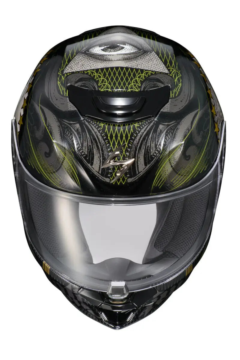 Exo R420 Full Face Helmet Illuminati 2 Black Md 