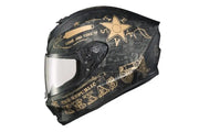 Exo R420 Full Face Helmet Lone Star Black/Gold Sm