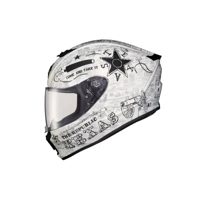 Exo R420 Full Face Helmet Lone Star White 2x