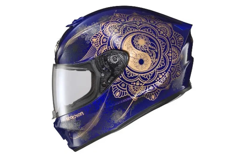 Exo R420 Full Face Helmet Namaskar Blue Xl