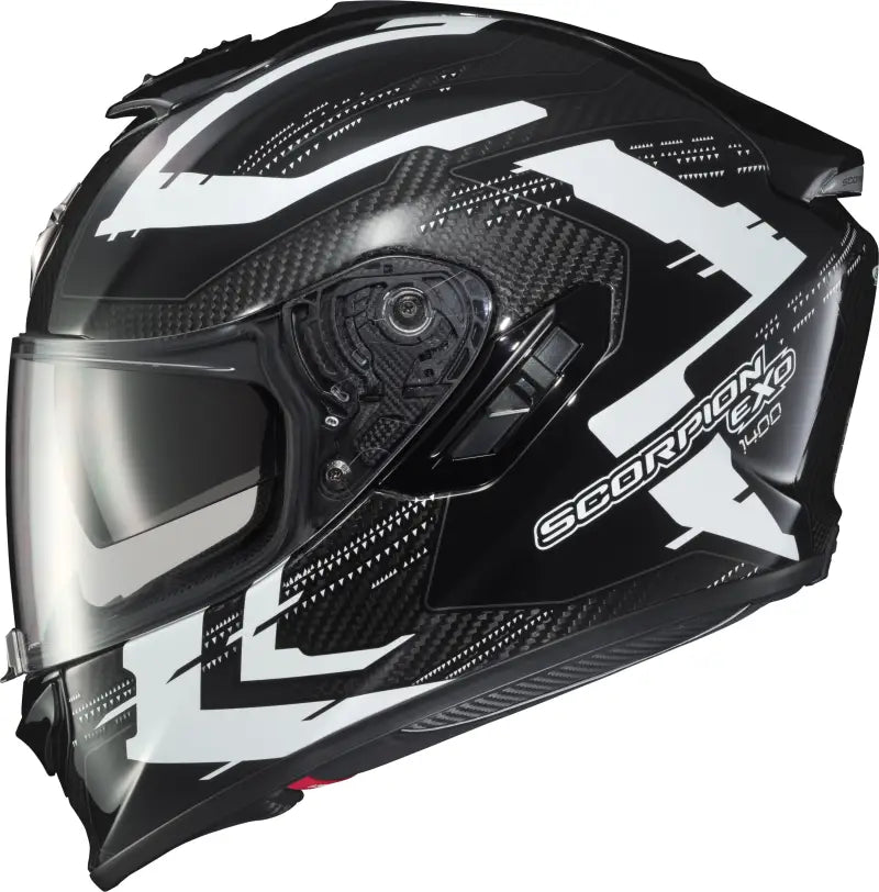 14C-1117 SCORPION EXO Exo St1400 Carbon Helmet Caffeine White 2x