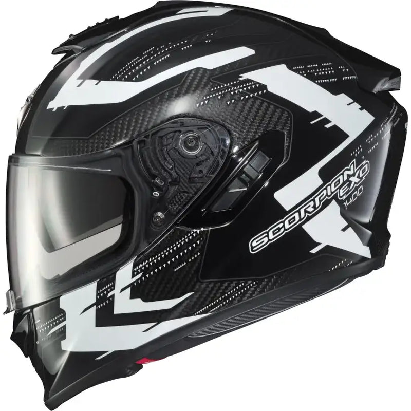 14C-1115 SCORPION EXO Exo St1400 Carbon Helmet Caffeine White Lg