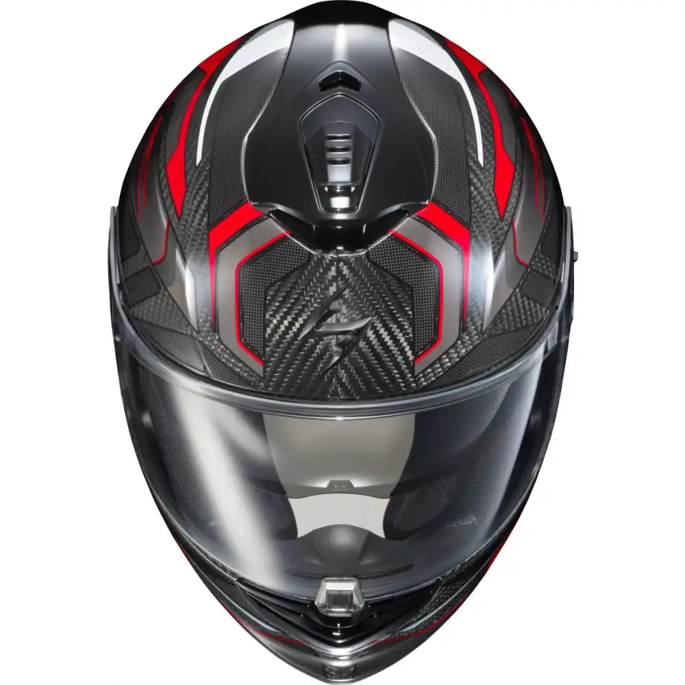 Exo St1400 Evo Carbon Helmet Hex Gloss Red Md