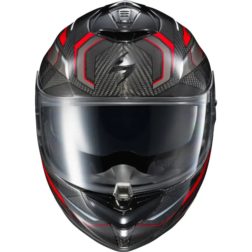 Exo St1400 Evo Carbon Helmet Hex Gloss Red Md