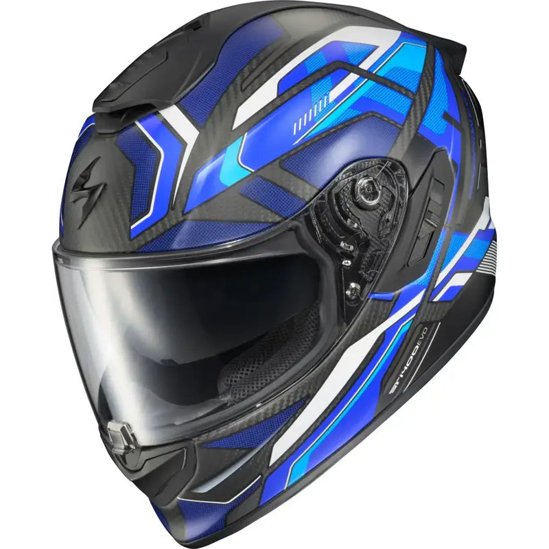Exo St1400 Evo Carbon Helmet Hex Matte Blue Xl