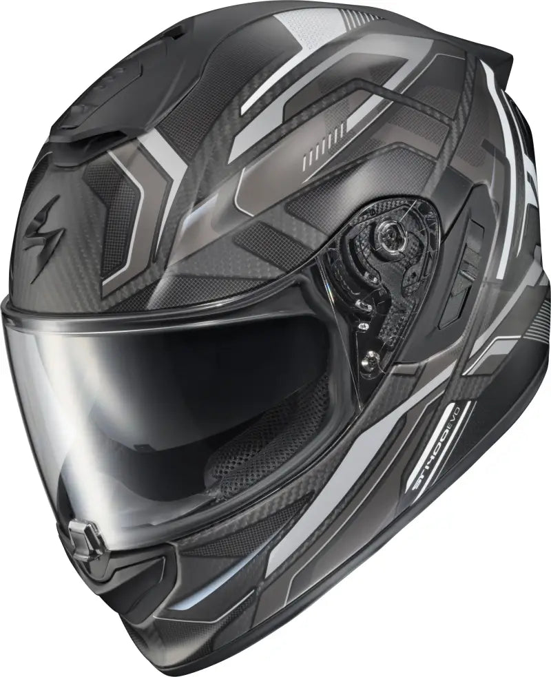 Exo St1400 Evo Carbon Helmet Hex Matte Grey 2x