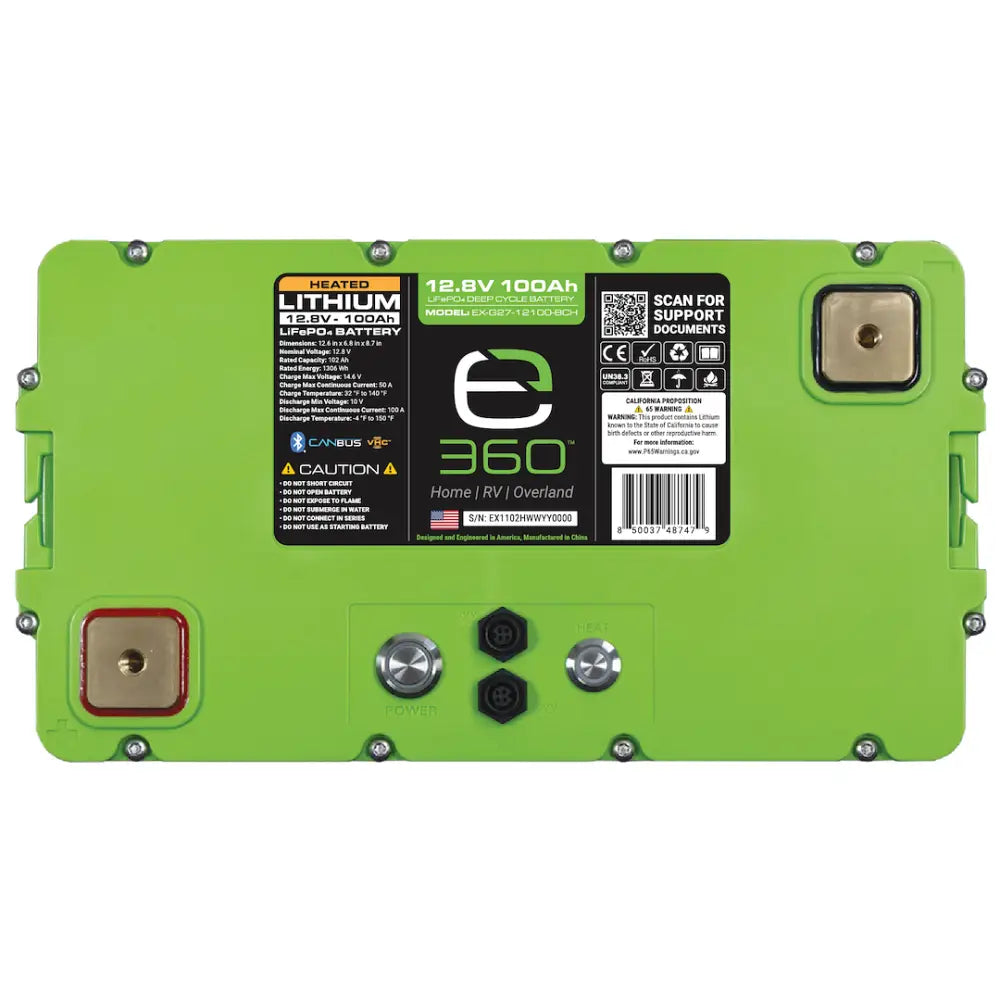 Expion 360 EX-G27-12100-BCH Battery
