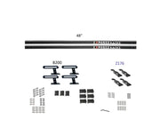 Exposed Rack 8-00-8683-BK Roof Kit