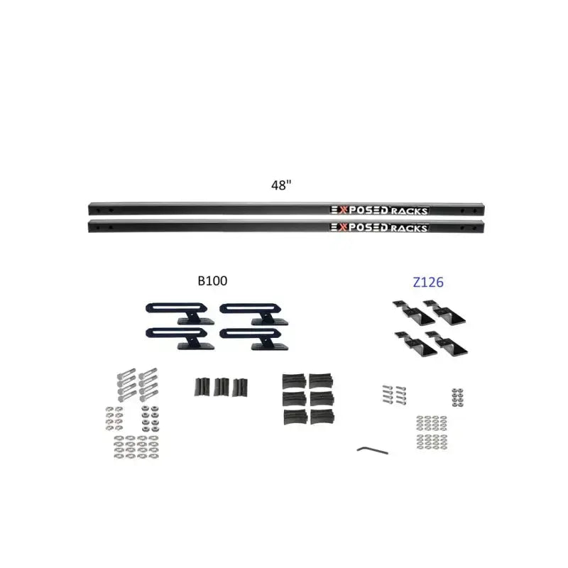 Exposed Rack 8-00-9663-BK Roof Kit