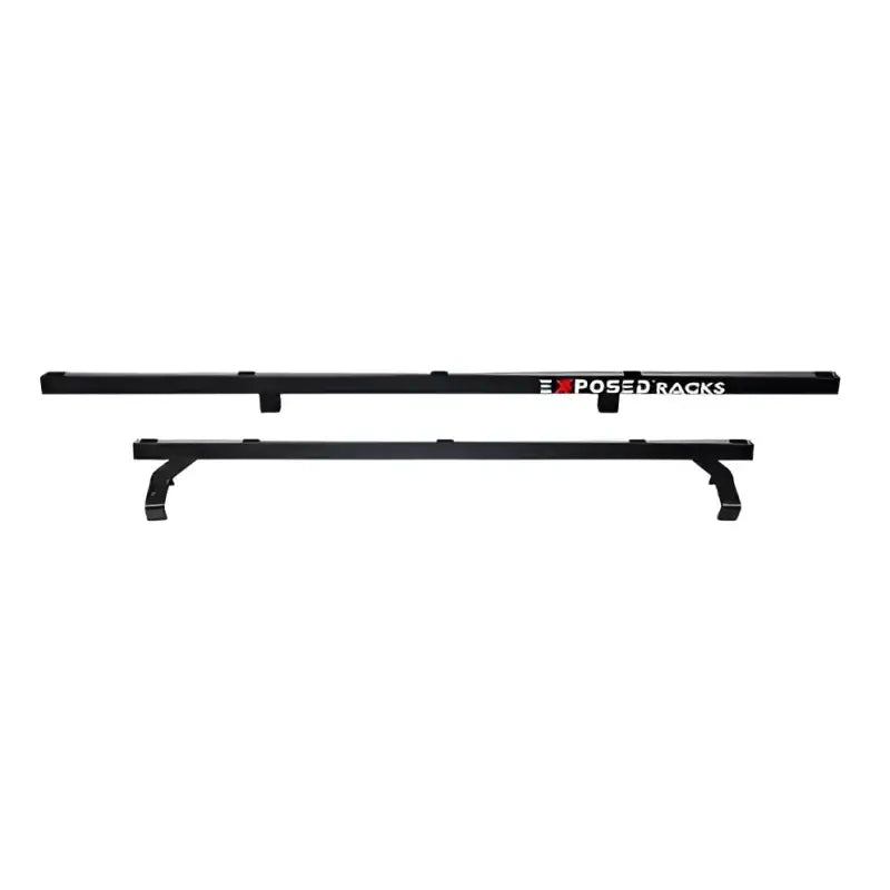 Black Exposed Rack 8-00-9704-BK roof rack kit with hooks and Proof Racks branding