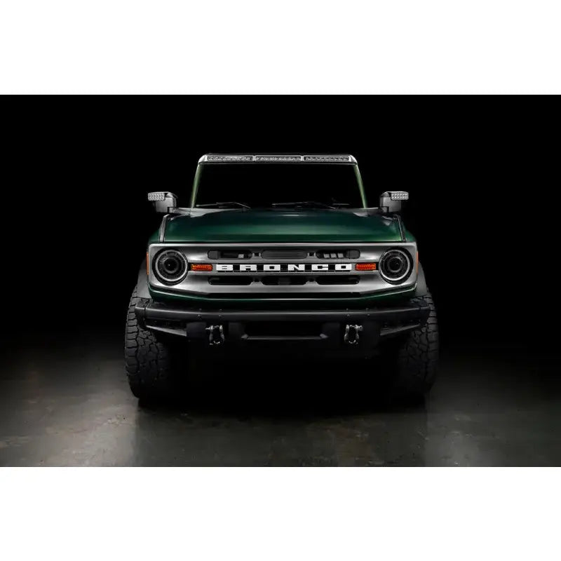 Exterior Mirror Cover Full Cover; Black; Polycarbonate; Set Of 2; With Integrated LED Lights Providing Peripheral