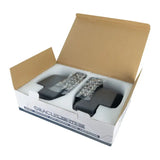 Exterior Mirror Cover Full Cover; Black; Polycarbonate; Set Of 2; With Integrated LED Lights Providing Peripheral